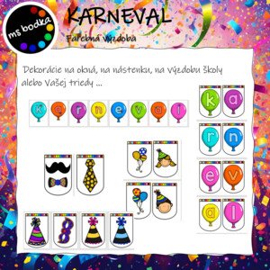 Karneval farebná výzdoba