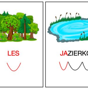 Stratené jazierko -SLABIKOVANIE - autokorektívne karty a diagnostické hárky