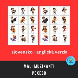 Malí muzikanti - pexeso