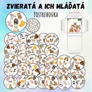 Postrehová hra - Zvieratá a ich mláďatá