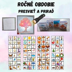 Presvieť a priraď - ročné obdobie