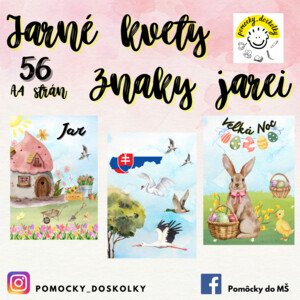 JAR, jarné kvety, znaky jari, pracovné listy, hádanky...