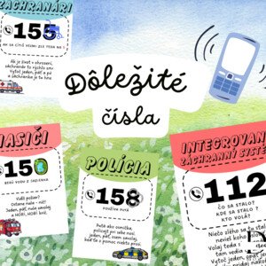 Dôležité čísla ZÁCHRANNÝCH ZLOŽIEK