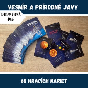Vesmír a prírodné javy - didaktická kartová hra
