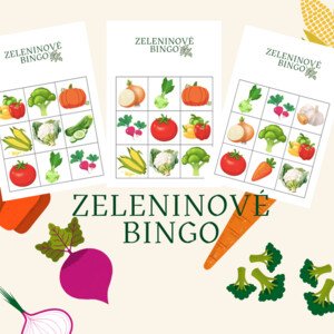 Zelenina - Zeleninové BINGO!