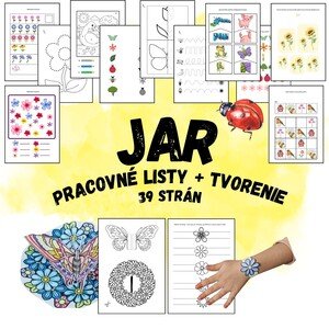 JAR - pracovné listy, grafomotorika + tvorenie