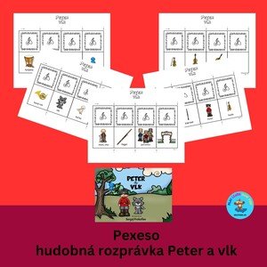 Peter a vlk - pexeso