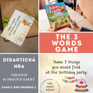 The 3 words game - didaktická hra