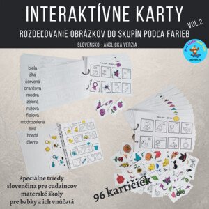 Farby - interaktívne karty