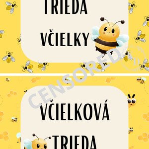Trieda Včielky, výzdoba triedy