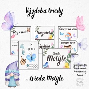Motýle, Výzdoba triedy , Narodeninovník