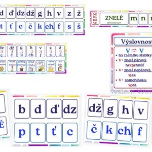 Delenie hlások podľa znelosti - AKVAREL - znelé a neznelé spoluhlásky