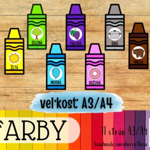 Farby, Farebné plagáty A3, výzdoba triedy