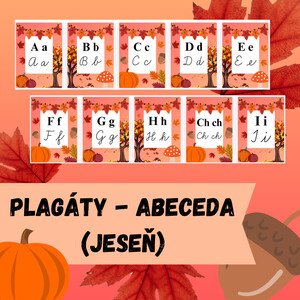Plagáty - Abeceda (jeseň)
