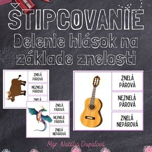 ŠTIPCOVAČKA - Delenie hlások podľa znelosti
