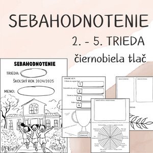 Sebahodnotenie žiaka (2. - 4. trieda) - polrok