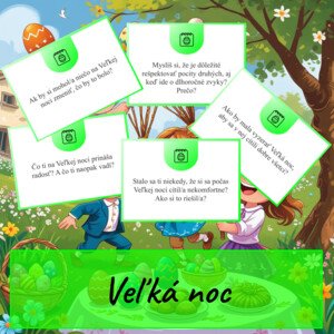 Diskusné karty (50) na tému veľká noc
