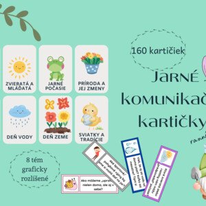 Jarné komunikačné kartičky/160/ ranné kruhy