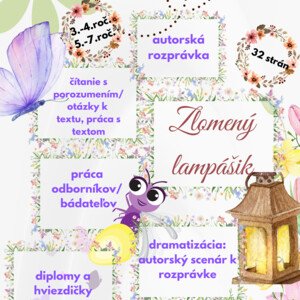 Zlomený lampášik - čitateľská gramotnosť, dramatizácia, čítanie s porozumením, tvorivé úlohy 