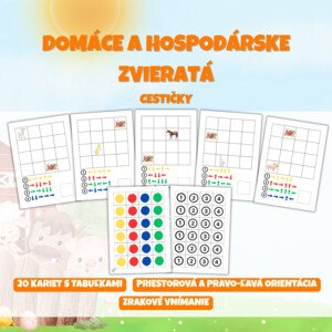 DOMÁCE A HOSPODÁRSKE ZVIERATÁ - brožúra - cestičky