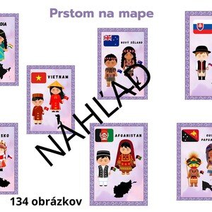 Prstom na mape - demonštračné obrázky