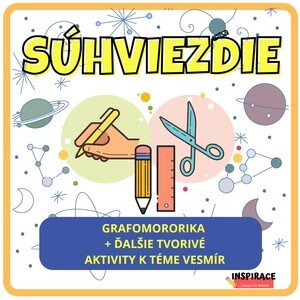 Spájaj súhvezdie 🌟 - pracovné listy