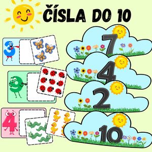 Čísla do 10 - od 1 - 10