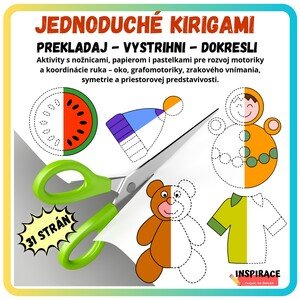 Jednoduché KIRIGAMI 3v1 📄✂️🖍️