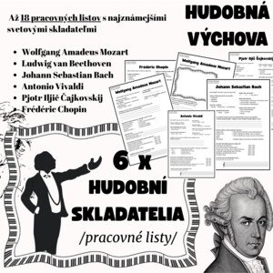 Hudobní skladatelia (pracovné listy)
