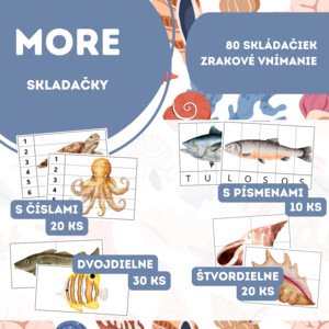 MORE - skladačky