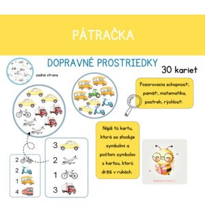 Pátračka DOPRAVNÉ PROSTRIEDKY 