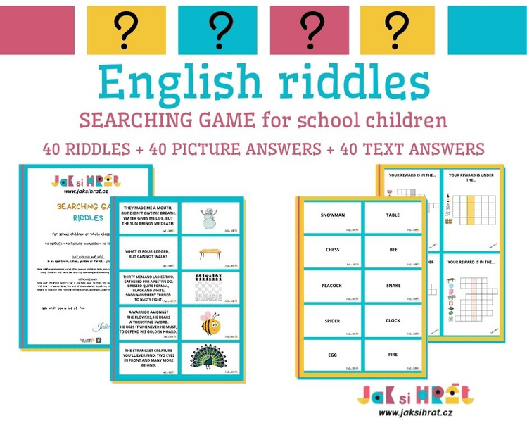 ENGLISH RIDDLES - Anglický jazyk | UčiteliaUčiteľom.sk