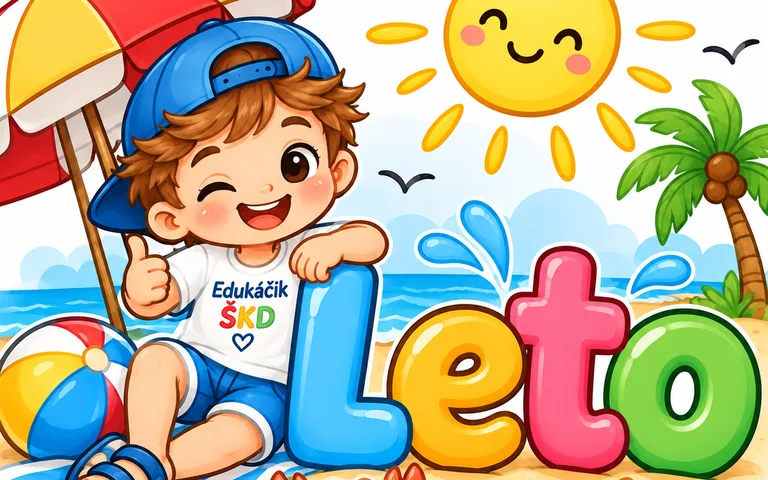 ☀️ Leto-Tematické dni, výzdoba, karty....