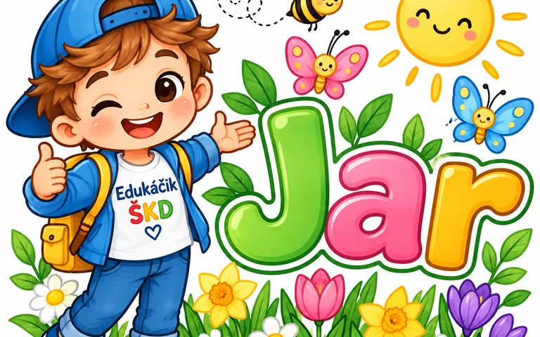 🌷JAR-Tematické dni, výzdoba, karty....