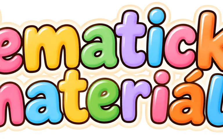 Tematické materiály