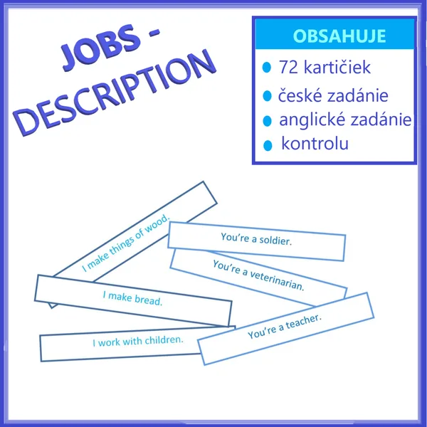 Jobs - Description (Povolánie - popis)