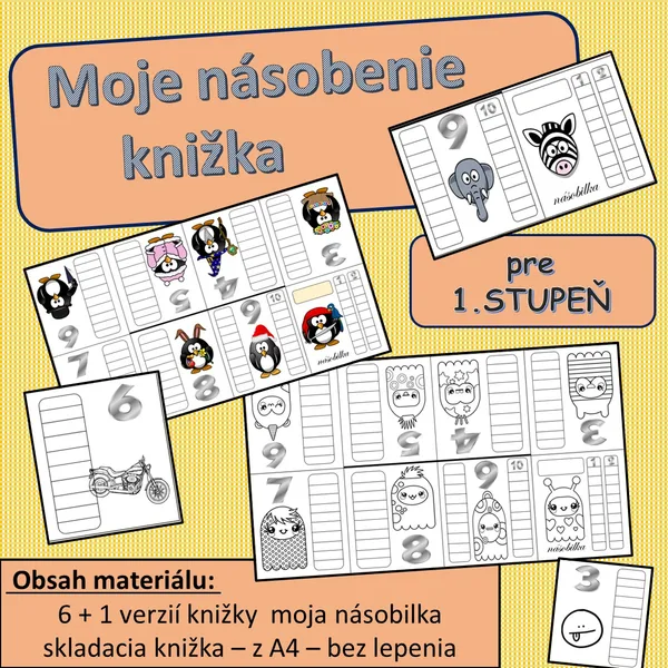 Knižka - moje násobenie