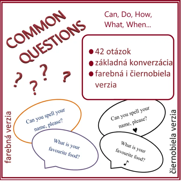 Common questions - Bežné otázky