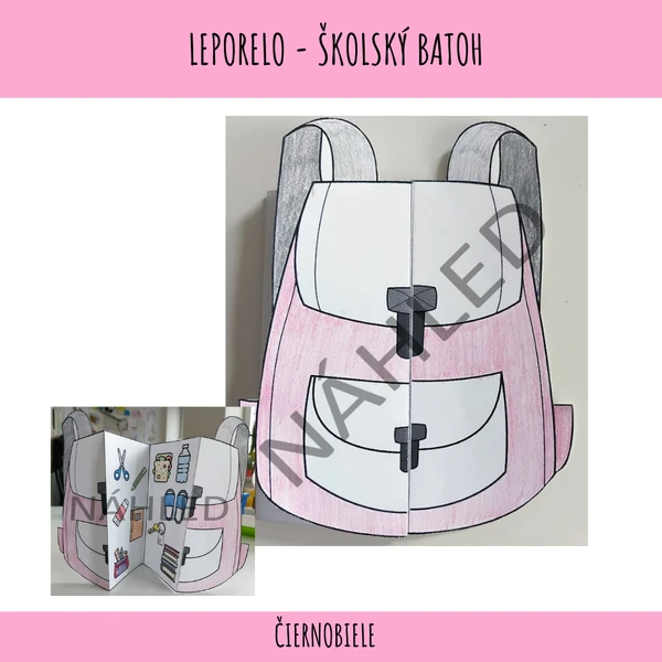Leporelo - školský batoh