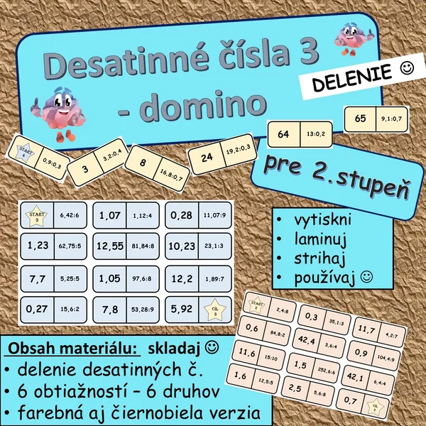 desatinné čísla 3 