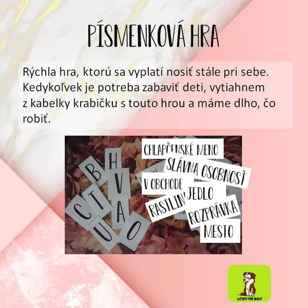 PÍSMENKOVÁ HRA
