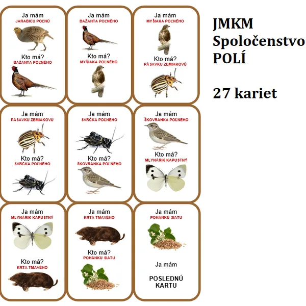 Ja mám, kto má? - Spoločenstvo POLÍ