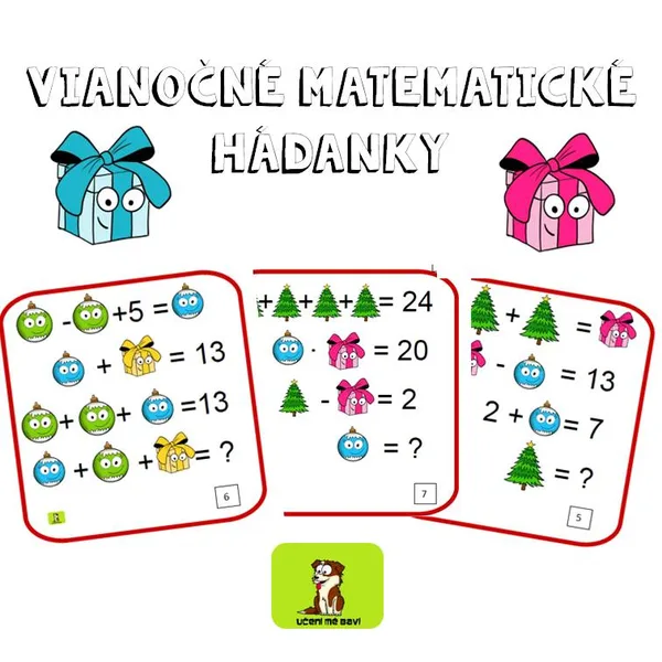 VIANOČNÉ MATEMATICKÉ HÁDANKY