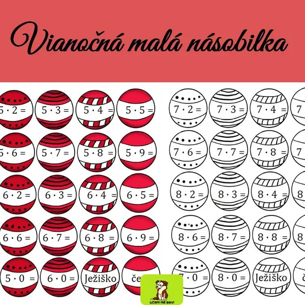 Vianočná malá násobilka