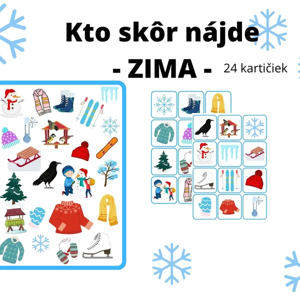  Kto skôr nájde - Zima