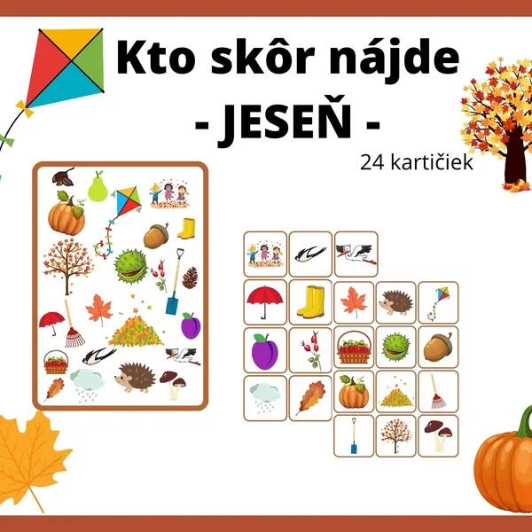 Kto skôr nájde - Jeseň