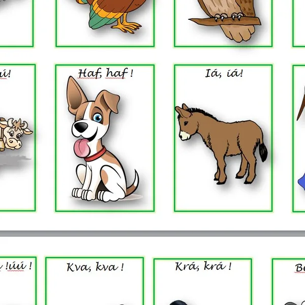 Ako rozprávajú zvieratká - kreslená verzia