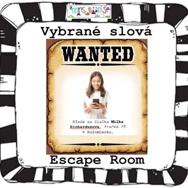 Vybrané slová - Escape Room