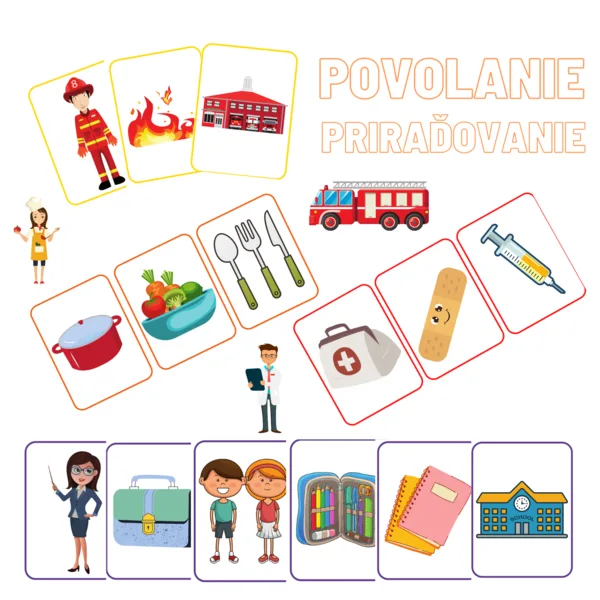 Povolanie - kartičky