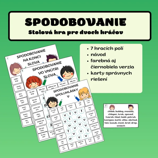 SPODOBOVANIE - stolová hra 